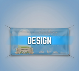 Hanging Banner With Design